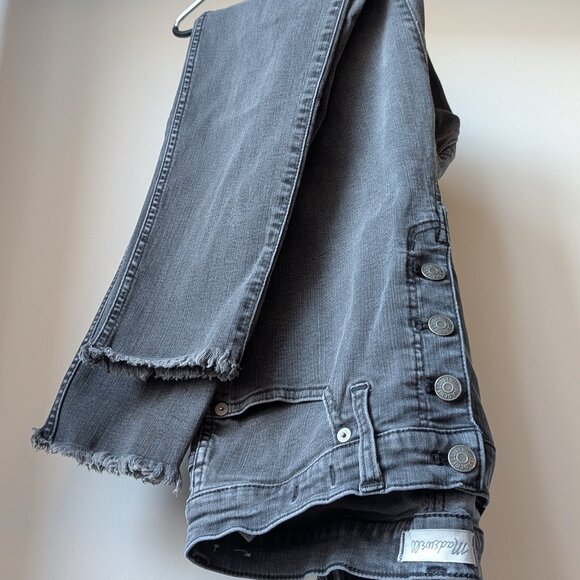 Madewell Denim - Madewell 10" High-Rise Skinny Denim Black/Gray Women's Size 31 - High Quality